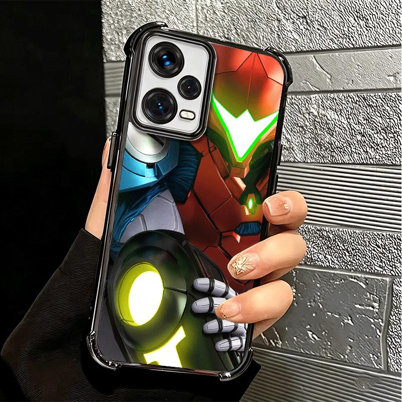 M-Metroids Soft Phone Case For Xiaomi Redmi Note 14 15 Pro Plus 13 12 11S 11T 5G 10 9S 9 Plating Anti-Fall Fundas