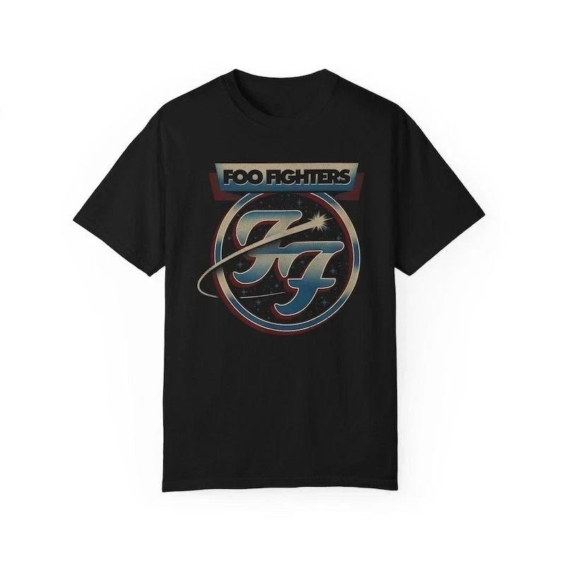 Foo Fighters band graphic Pop Vintage Unisexs TShirt Unisex ONeck 100 Cotton Short Sleeve Y2k Oversized Fashion Streetwear Tee