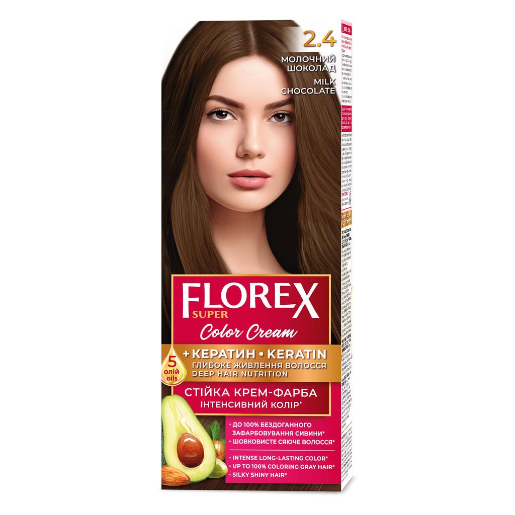 Florex Super Permanent Hair Dye Cream - Give Your Hair Deep Nourishment, Makes Your Hair Soft and Silky-shiny.