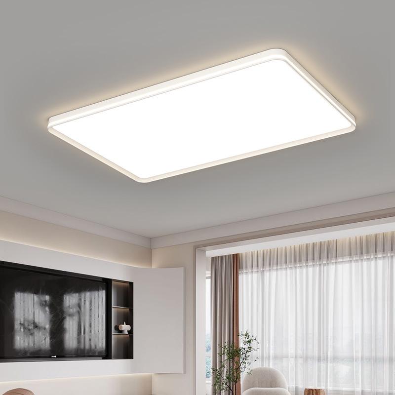 Большой современный минималистичный светодиодный потолочный светильник для гостиной, спальни или столовой