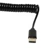 Кабель USB Type C Спиральный Пружинный Спиральный Type-C Папа к USB 2.0 Папа Удлинитель Кабель для Синхронизации Данных и Зарядки для Телефона