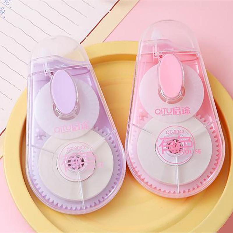 Милая мини-лента для коррекции цвета Morandi Kawaii, сменная маленькая портативная лента для исправления письма, школьные принадлежности, канцелярские принадлежности