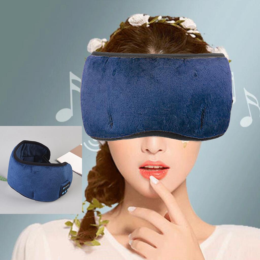 Наушники для сна, 3D-маска для глаз, Bluetooth 5.0, беспроводная музыкальная крышка с тонкими HD-динамиками, регулируемая для мужчин, женщин, спящих