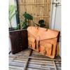 Shoulder Men Women Vintage Handmade Brown Leather Bag   ( Free Leather Brown  Diary Size - 10 X 13 In )