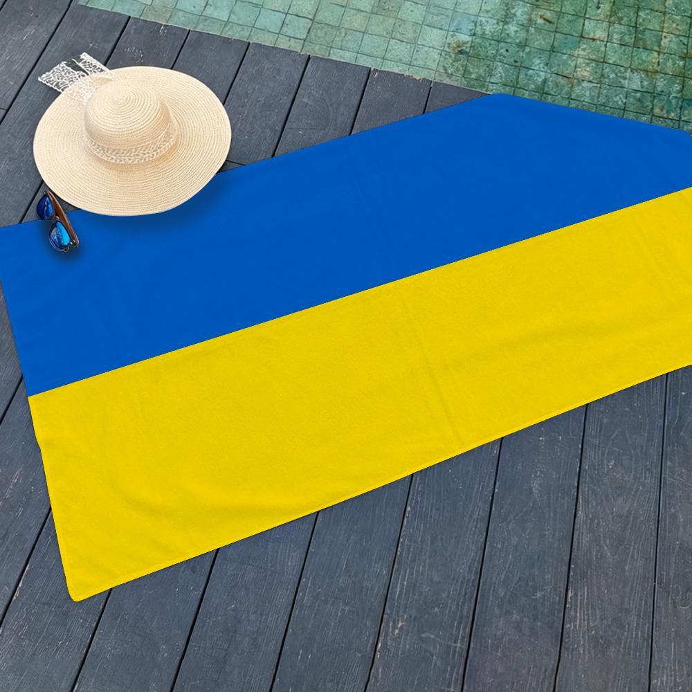 Национальный флаг Украины Полотенце Сушилка Банное Полотенце Подходит Для Легкого Плавания Кемпинга Йоги Пляжа На Улице