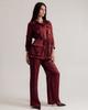 Костюм женский Sandrom 9830 S (36) бордовый (рубашка, брюки)
