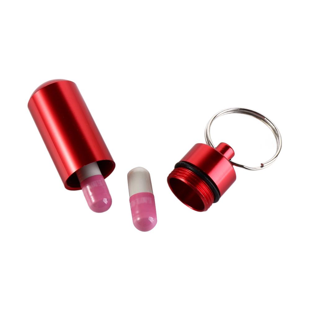 Портативный брелок Водонепроницаемая уличная бутылочка для лекарств Мини-баночка для лекарств Контейнер для таблеток