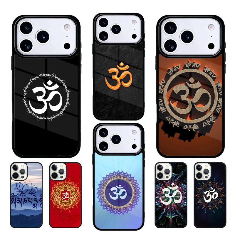 Чехол для мобильного телефона со знаком ОМ Совместим с IPhone 17 16 15 14 13 12 11Pro Max 17 Air cover