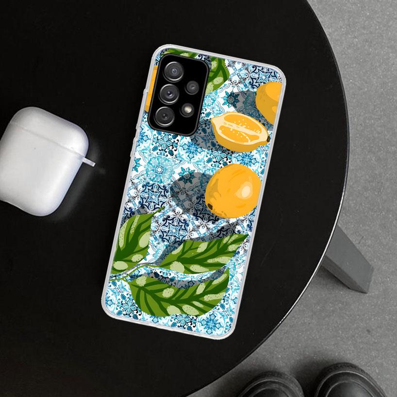 Чехол для телефона Citrus Limon Linnaeus для Samsung Galaxy A12 A22 A32 A52 A72 A02S A51 A50S A31 A20S A10S Note 20 Ultra 10 Plus
