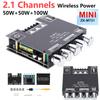 ZK-MT21 2x50W+100W Audio Stereo BT5.0 2.1 Channel Digital Power Amplifier Board Subwoofer Digital Power Amplifier Board