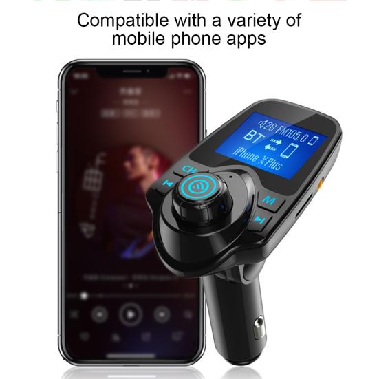 T11 U Disk Tf Card Mp3 Bluetooth-совместимый плеер Hans-Free FM-передатчик Автомобильное зарядное устройство