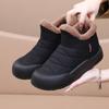 Order A Size Up Women's Warm Platform Snow Boots Outdoor Indoor House Shoes Comfortable Winter Ankle Booties Anti-Slip Shoes for Women