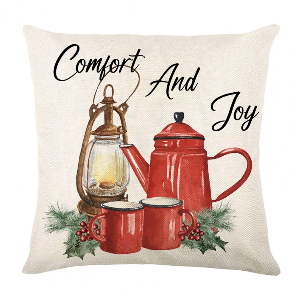 С Рождеством украшение для дома Рождественская наволочка Рождественское украшение наволочка Natal Navidad Новогодний подарок 2022 45x45 см