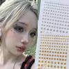 180 шт. Металлические наклейки-обманки для пирсинга носа, губ, ногтей, ушей для женщин и мужчин, набор накладных сережек для бровей, губ, пирсинга тела