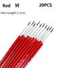 10/20pcs Thin Hand Painted Acrylic Paint Drawing Hook Line Pen Painting Brush