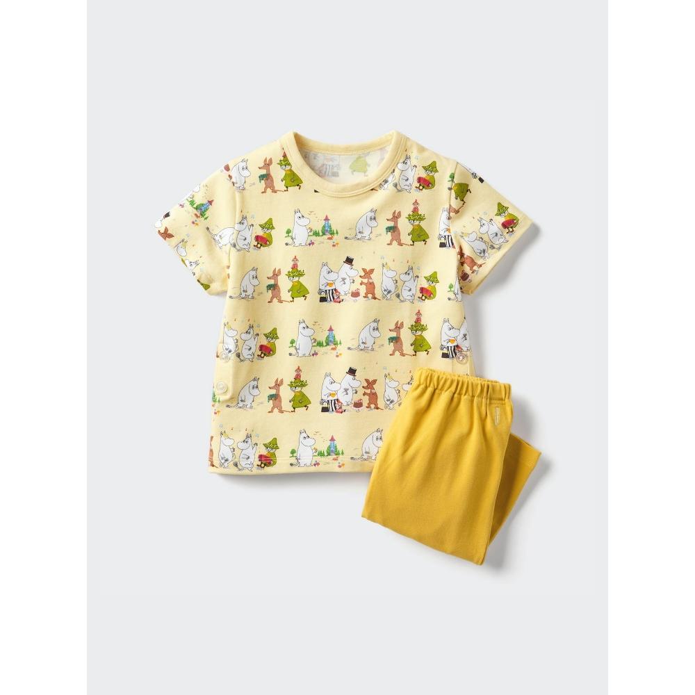Uniqlo Bt Picture Book Dry Пижама с коротким рукавом D