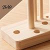 Solid Wood Craft Jig Bow Maker for Ribbon, Wooden Wreath Tool, Multipurpose Bowknot Ribbon Gift Packing Party Decorations Hair Bows Corsages