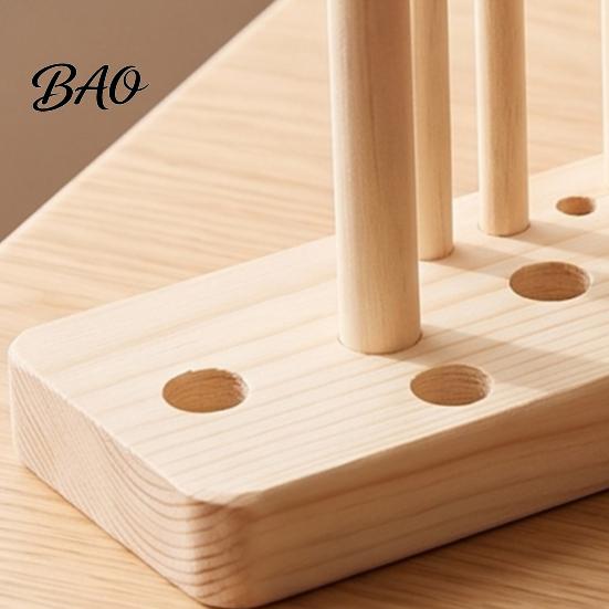 Solid Wood Craft Jig Bow Maker for Ribbon, Wooden Wreath Tool, Multipurpose Bowknot Ribbon Gift Packing Party Decorations Hair Bows Corsages