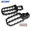 Motorcycle CNC 107mm Lengthen Footrest Footpegs Foot Pegs Pedal For KTM 125-500cc EXC EXCF SX SXF XC XCF For Husqvarna Gas Gas