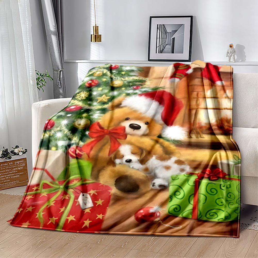 Christmas 53 Blanket Ultra-Soft Perfect for Sofa Picnics Bed All-Season Use Digital Print Birthday Christmas Gift Blanket