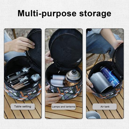 Сумка для хранения столовых приборов на открытом воздухе с сетчатым дренажным вкладышем, большая емкость, водонепроницаемая, переносная походная тарелка