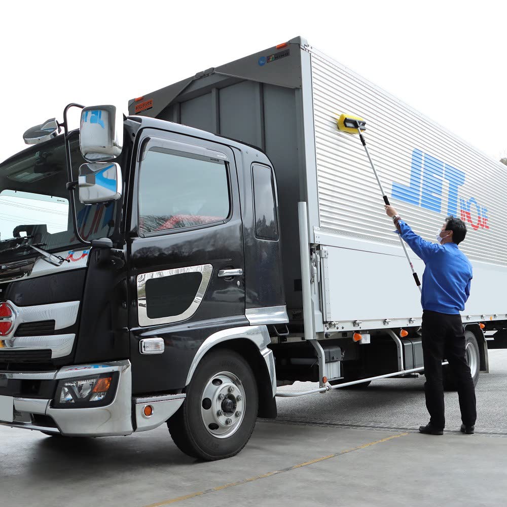 JET INOUE Щетка для мытья автомобиля с регулируемой ручкой 593446 Серая 3,3 м 2 уровня