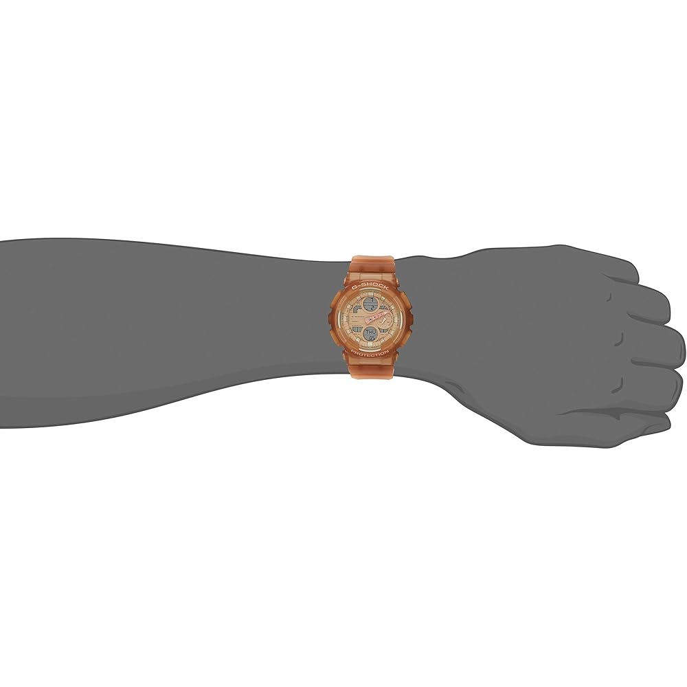Casio G-Shock GMA-S140NC-5A1JF Mid-Size Women's Watch Brown Resin Strap Water Resistant