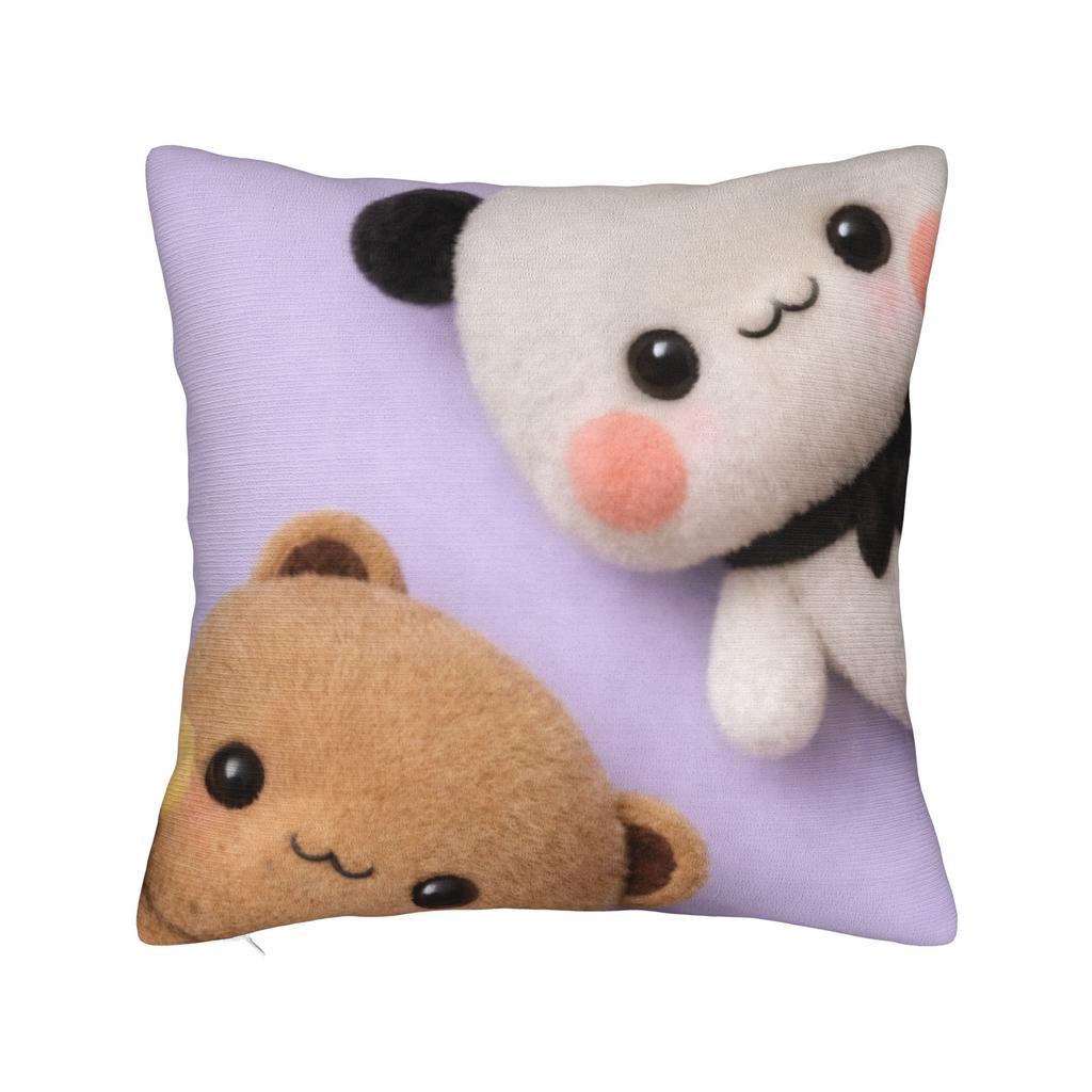Pillow Cover 3D Print Kawaii Bubu & Dudu Retro Trendy Pillow Case For Living Room Chair Pillowcases