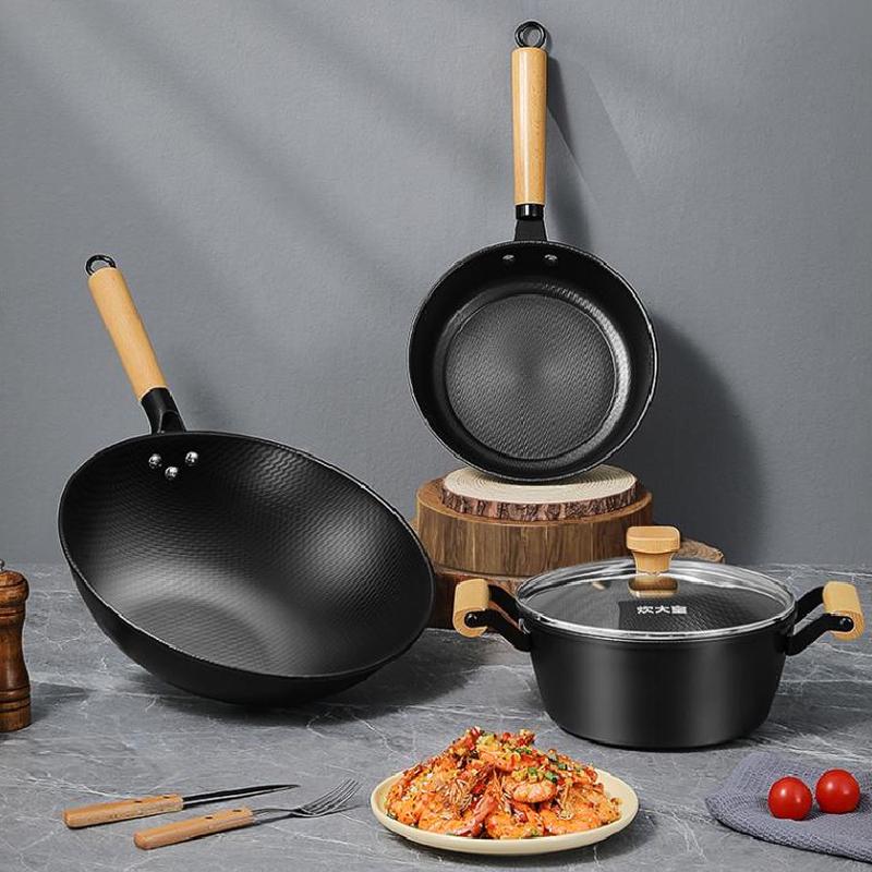 COOKER KING Набор чугунной посуды Shanghua из 3 предметов