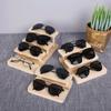 Case Wooden Eyewear Stand Holder Eyeglasses Organizer Sunglasses Display Case Glasses Display Rack