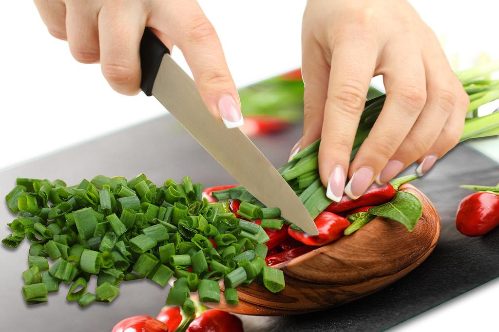 GLASS PLATE CUTTING BOARD 52x40 CHILLI