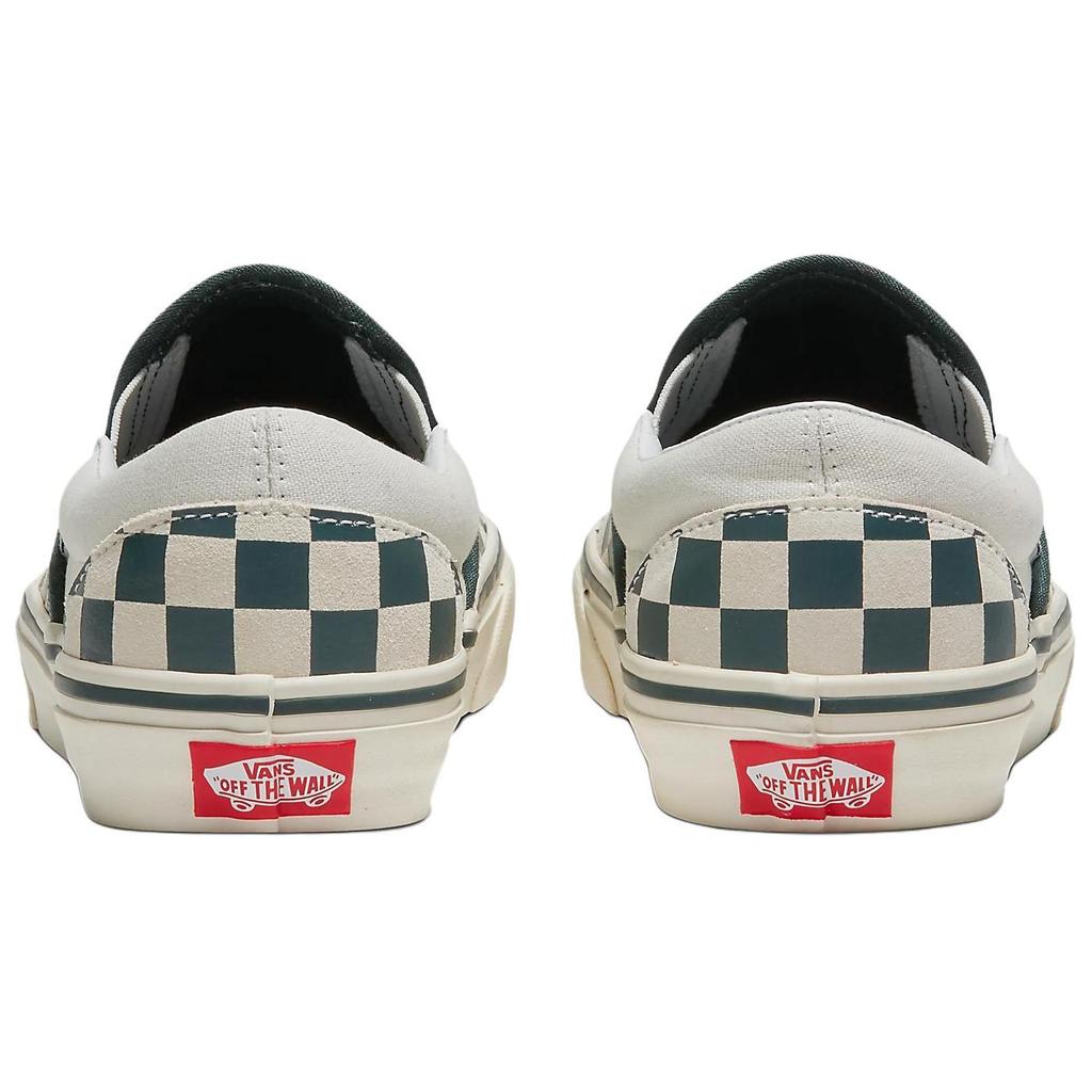 Vans Classic Slip-On Checkerboard - Green True White Unisex Sneakers VN000BVZBGN