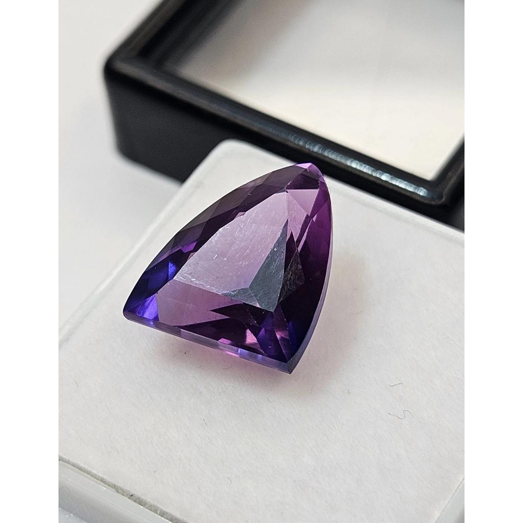 7-8 Ct Shiny Purple Pink Sapphire Fancy Cut Beautiful Certified Loose Gemstone