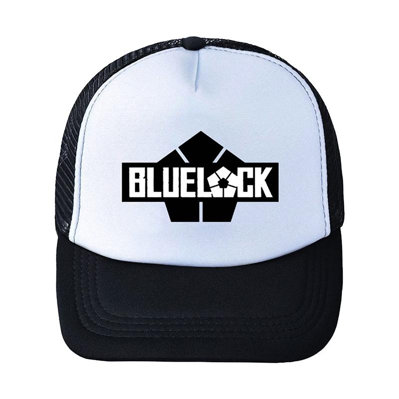 Аниме Bluelock фуражка унисекс, черно-белые бейсболки, повседневная хлопковая шляпа от солнца с героями мультфильмов Bachira Kiyoshi Seiichi Seishiro Trucke