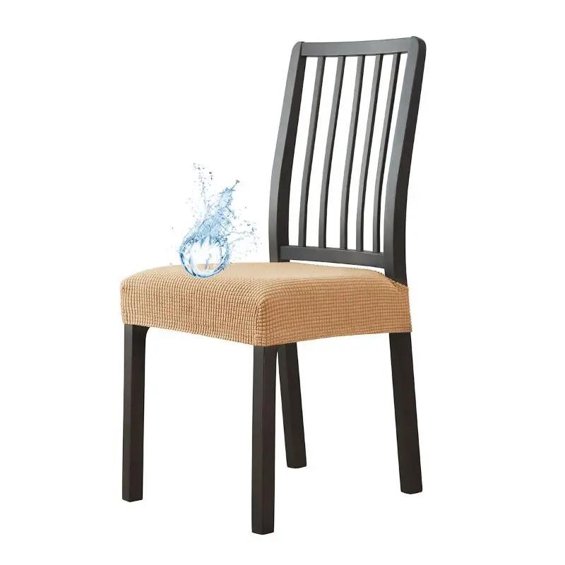 Водонепроницаемый жаккардовый чехол на стул, эластичный чехол для стула из спандекса, столовая, кухня, регулируемый чехол для стула, чехол для дома, отеля