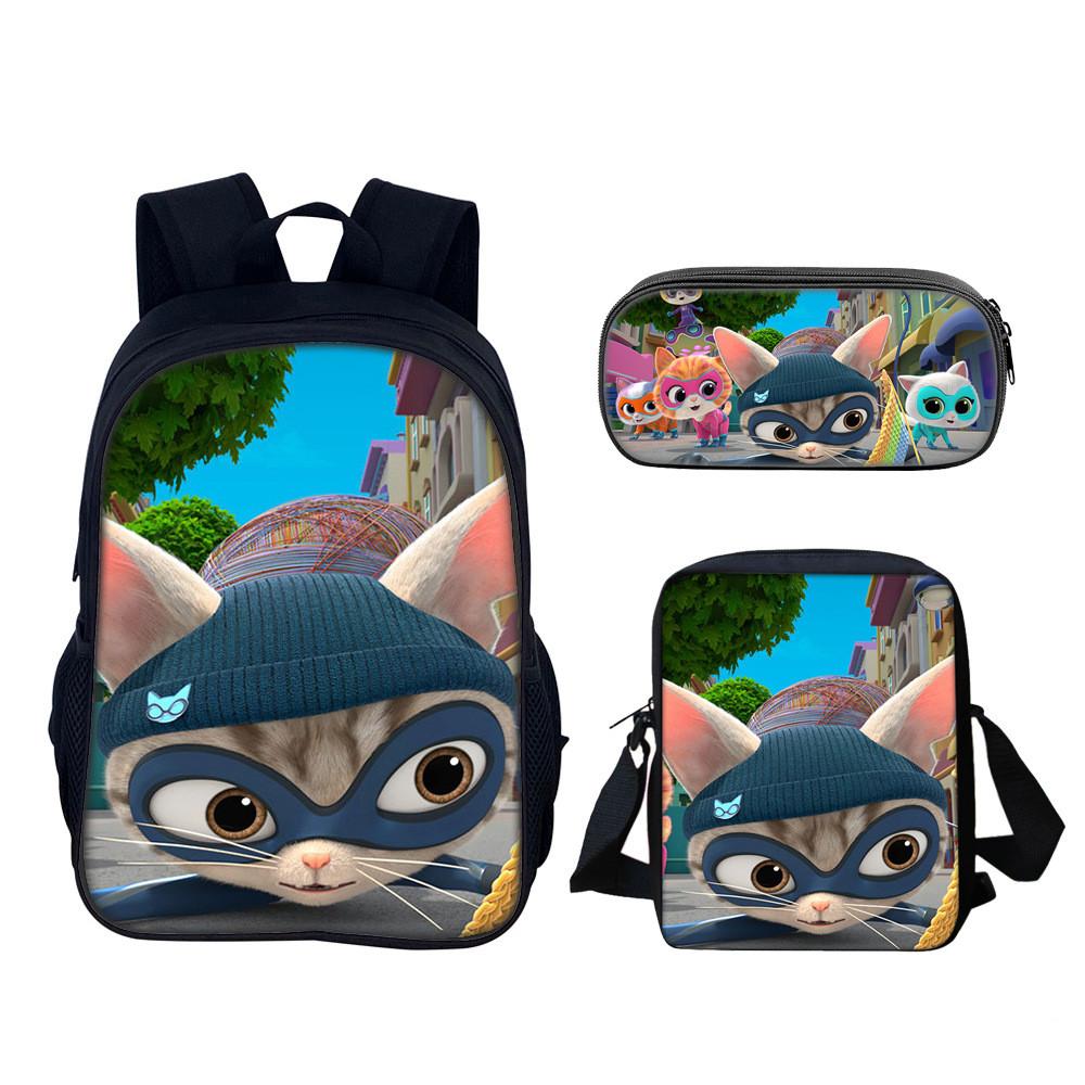 Школьный рюкзак Superkitties с набором, из нейлонового материала, для учеников начальной школы