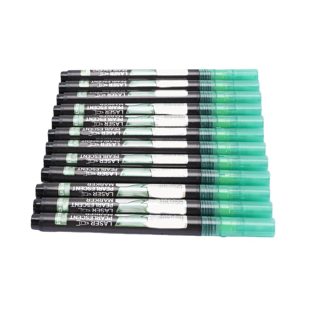 12pcs Metallic Marker Pens Multipurpose Glitter Model Coloring Marker Paint Pens for DIY Crafts Birthday Cards