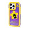 Hermit Crab Star Language Cat iPhone 17 Case, 16 Pro Max Compatible, with Magnetic Stand & Wrist Strap