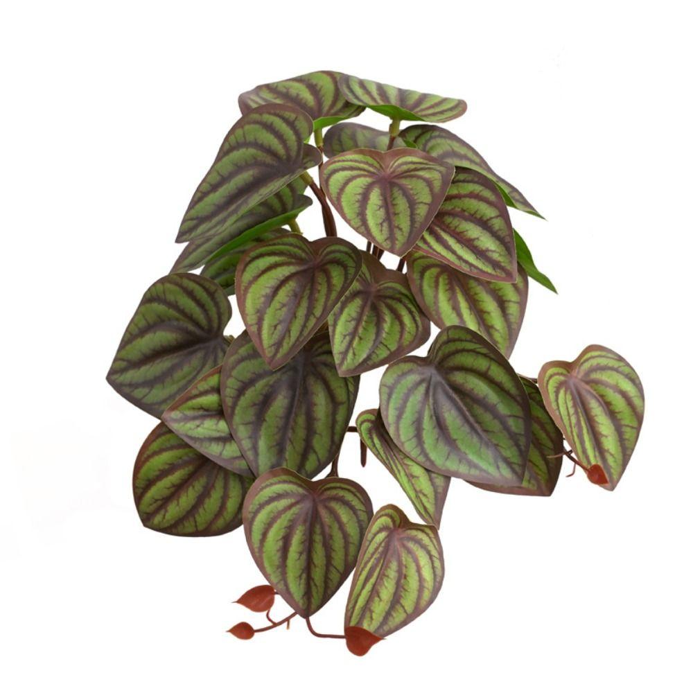 Тропические растения Зеленые растения в горшках Большая шелковая черепаха спина Бамбуковые листья Декор для свадебной вечеринки