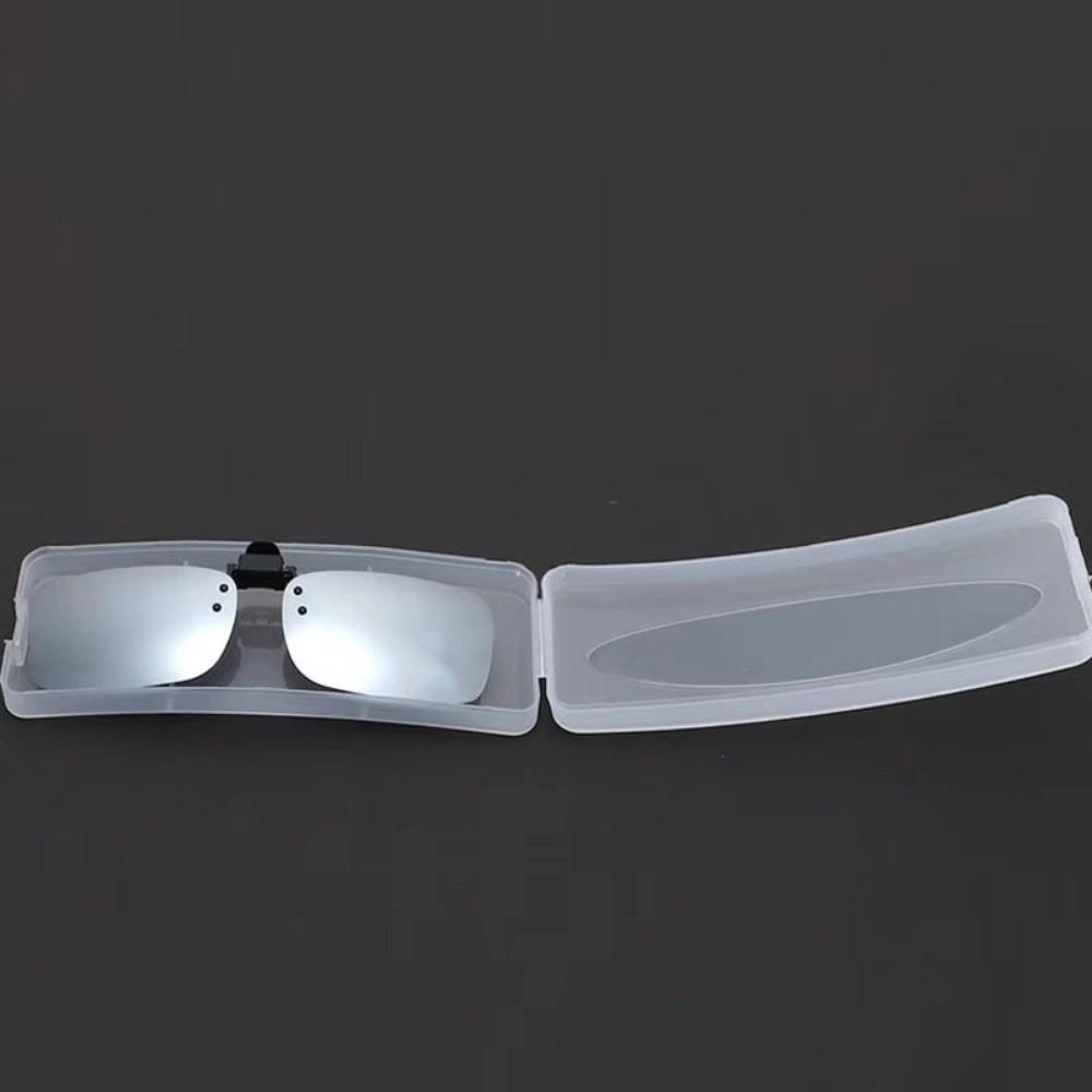 Transparent Glasses Case Frosted Eyeglasses Case Portable Glasses Storage for Travel Daily