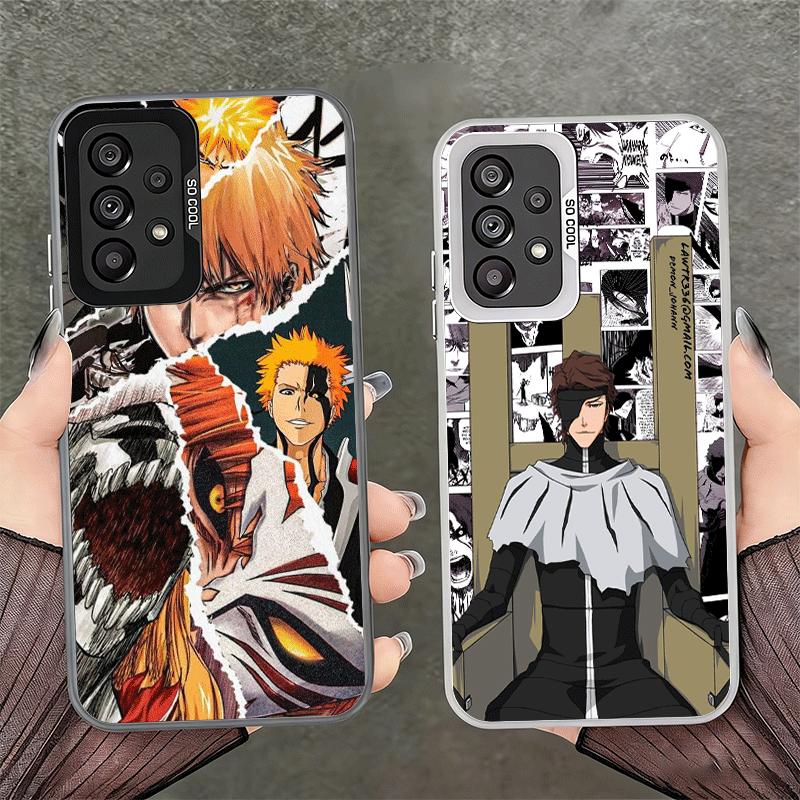 Bleach Anime Ichigo Kenpachi Shockproof Phone Case for Samsung A17 A16 A15 A14 A37 A57 A36 A56 A26 A35 A55 A25 A34 A54 A24 A13 A