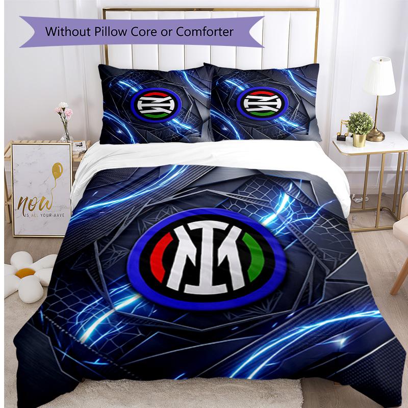 Borussia Dortmund Pattern Printed 3PCS Bedding Set Soft Skin-Friendly Washable Duvet Cover & Pillowcases Set All Season Bedroom