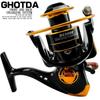 Металлическая глубокая спиннинговая рыболовная катушка серии 1000-7000, левый и правый рокер, поворотный стол, спиннинговая катушка для морской воды