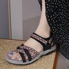 2024 Summer Shoes Women Sandals Holiday Flat Fashion Ladies Sandals Soft Comfortable Plus Size 42 D087