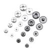 Copper Snap Fasteners Buttons Sewing On Snap Buttons Invisible Snap Fasteners Kit for Sewing Clothing Shirts DIY Craft