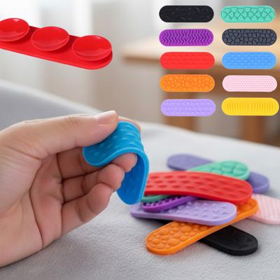 Силиконовые сенсорные игрушки Игрушки на присосках Детские сенсорные камни Текстурированные фиджет-игрушки для снятия стресса Унисекс - Праздничные подарки