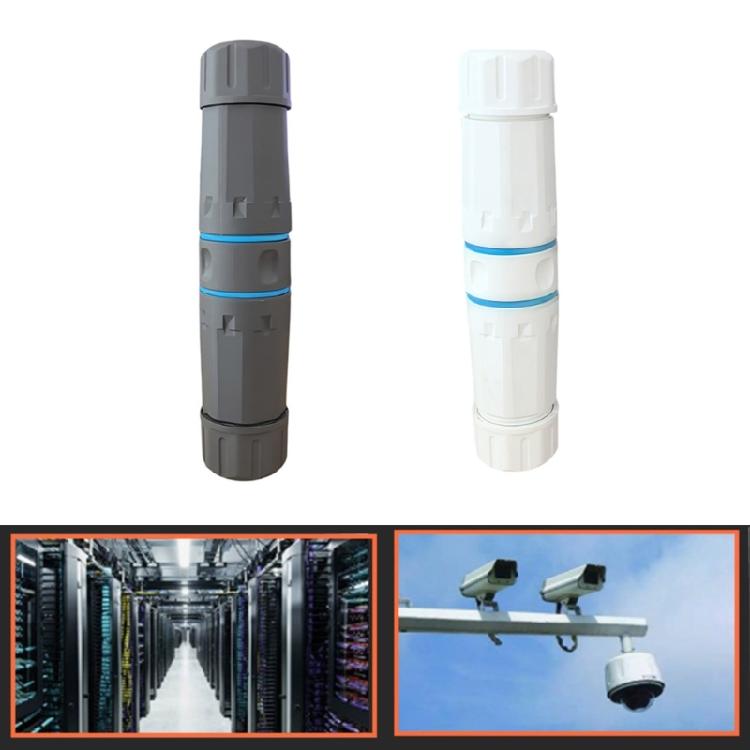 Quick Connection Shielded RJ45 Coupler Cat6 IP68 Waterproof Connector for Reliabled Outdoor Networking