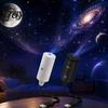 Adjustable Projection Lamp USB Projector with 2 Films, Moon & Milky Way LED Light, 360 Degrees Rotating for Car, Bedroom Ceiling Decoration