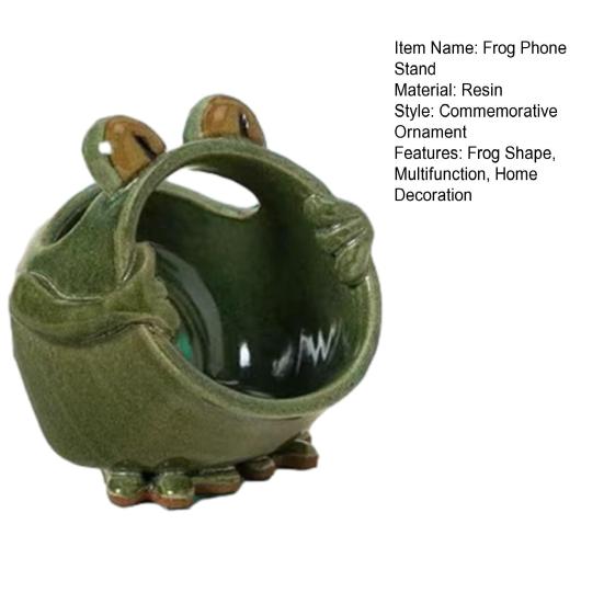 Подставка для телефона в виде лягушки, усилитель звука, настольная акустическая лягушка, усилительный динамик, держатель для сотового телефона, украшение для дома и офиса, Рождественский подарок