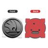 80mm 90mm ABS Emblem For Skoda Fabia 1 2 Octavia a7 RS Superb Rapid Yeti Karoq Vision Car Head Front Rear Boot Tailgate Sticker aga633